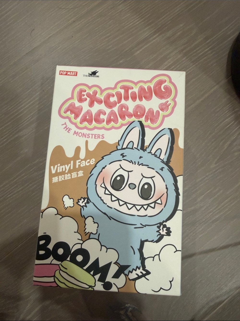 Exciting Macaron The Monsters Blue Vinyl Face Figure by Pop Mart
